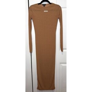knee length dresses for ladies Destination Cutie Tropical Cutout Slit Maxi Dress